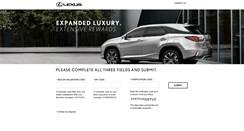 Desktop Screenshot of lexusoffer.com